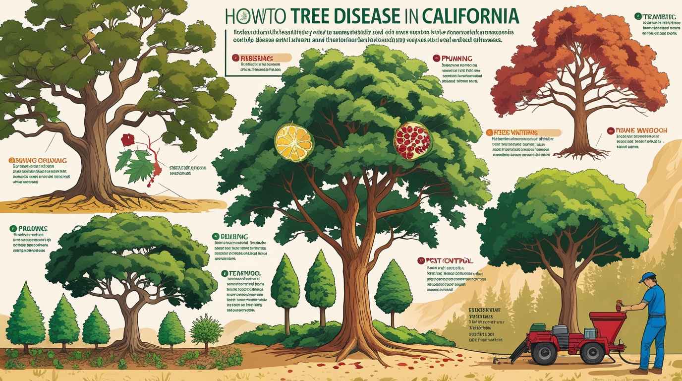 how to take care tree diseases in california