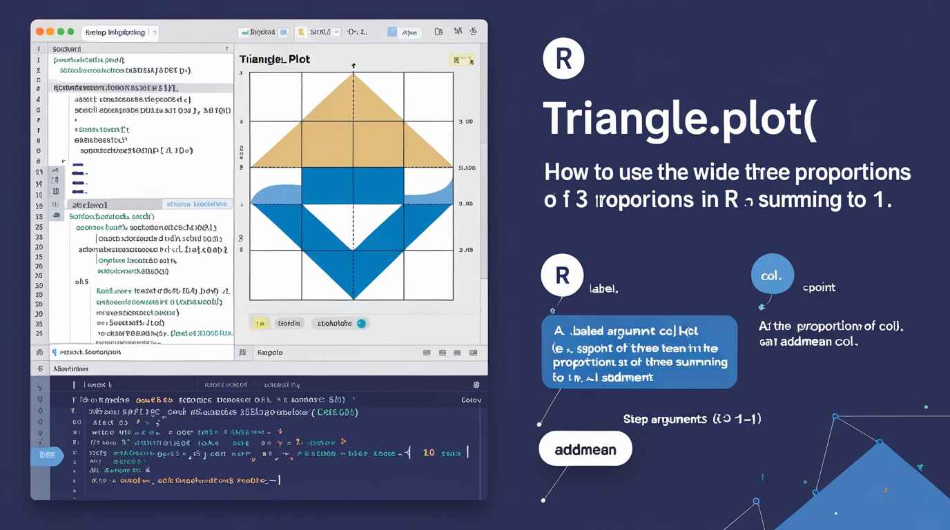 how to use triangle.plot in r from ade4